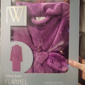Wayland Square Purple Flannel Robe